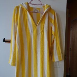 Hooded Cabana Dress beach vacay vacation cover-up resort terry cloth XS 0